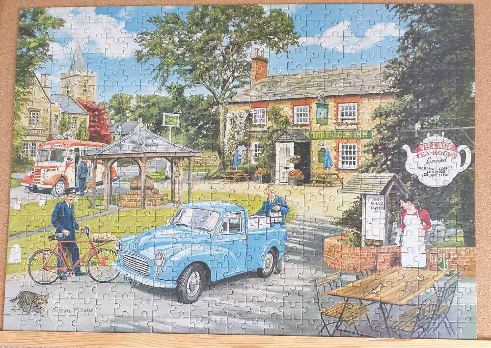 The Village Tea Room - Corner Piece puzzle collectible [Barcode 5052089303973] - Main Image 2