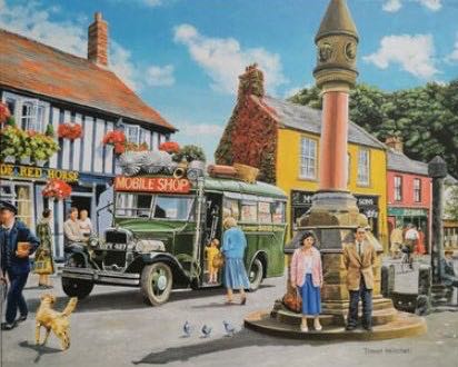 Village Marketplace - Corner Piece puzzle collectible [Barcode 5052089293144] - Main Image 2