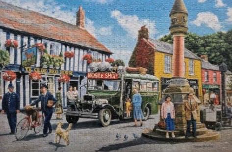 Village Marketplace - Corner Piece puzzle collectible [Barcode 5052089293144] - Main Image 3