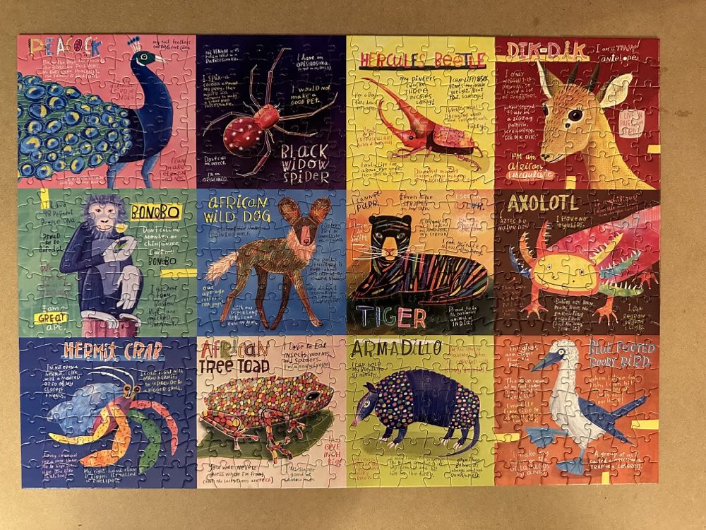 Amazing Nature  Unusual Animals - Buffalo puzzle collectible [Barcode 079346038060] - Main Image 3