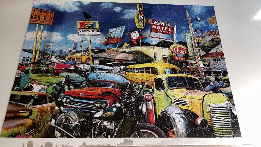 Adobe Manor - SunsOut puzzle collectible [Barcode 796780300569] - Main Image 2