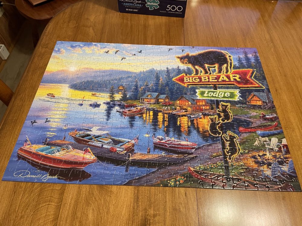 Big Bear Lodge (0) - Buffalo puzzle collectible [Barcode 079346037483] - Main Image 2