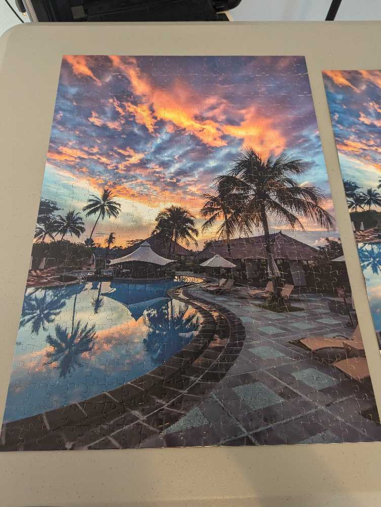 Bali Sunset - Blanc puzzle collectible [Barcode 079346550104] - Main Image 2