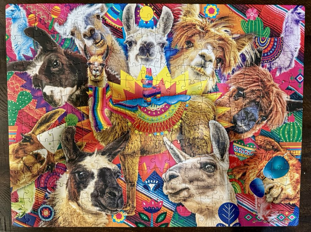 Drama Lama - Milton Bradley (MB) 🇺🇸 puzzle collectible [Barcode 778988300299] - Main Image 2