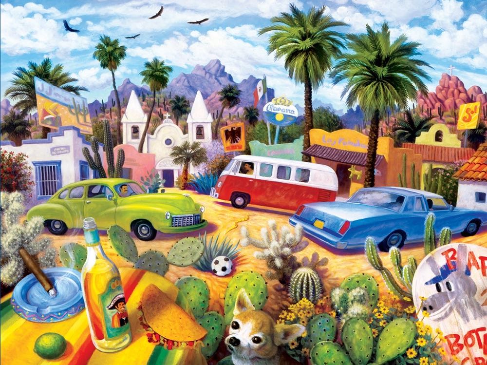 The Other Side Of The Border - Master Pieces puzzle collectible [Barcode 705988321252] - Main Image 2