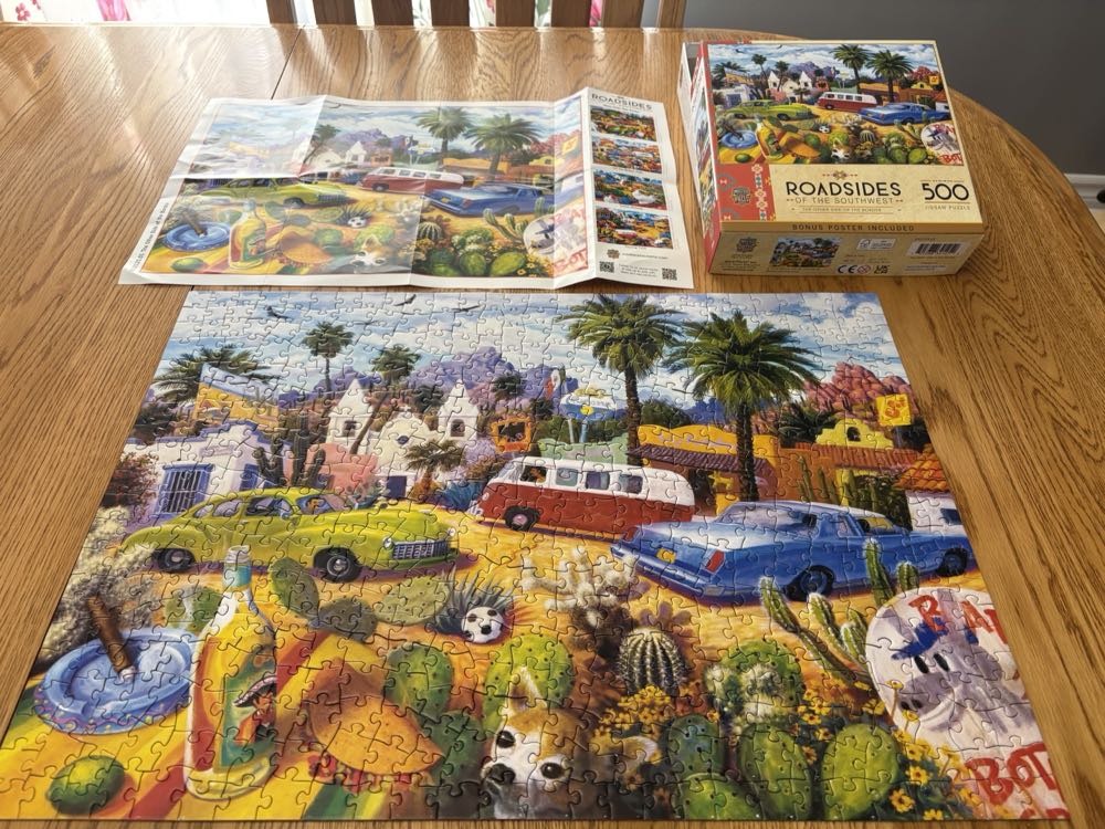 The Other Side Of The Border - Master Pieces puzzle collectible [Barcode 705988321252] - Main Image 3