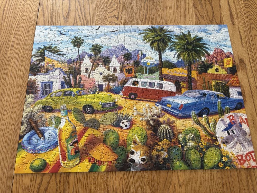 The Other Side Of The Border - Master Pieces puzzle collectible [Barcode 705988321252] - Main Image 4