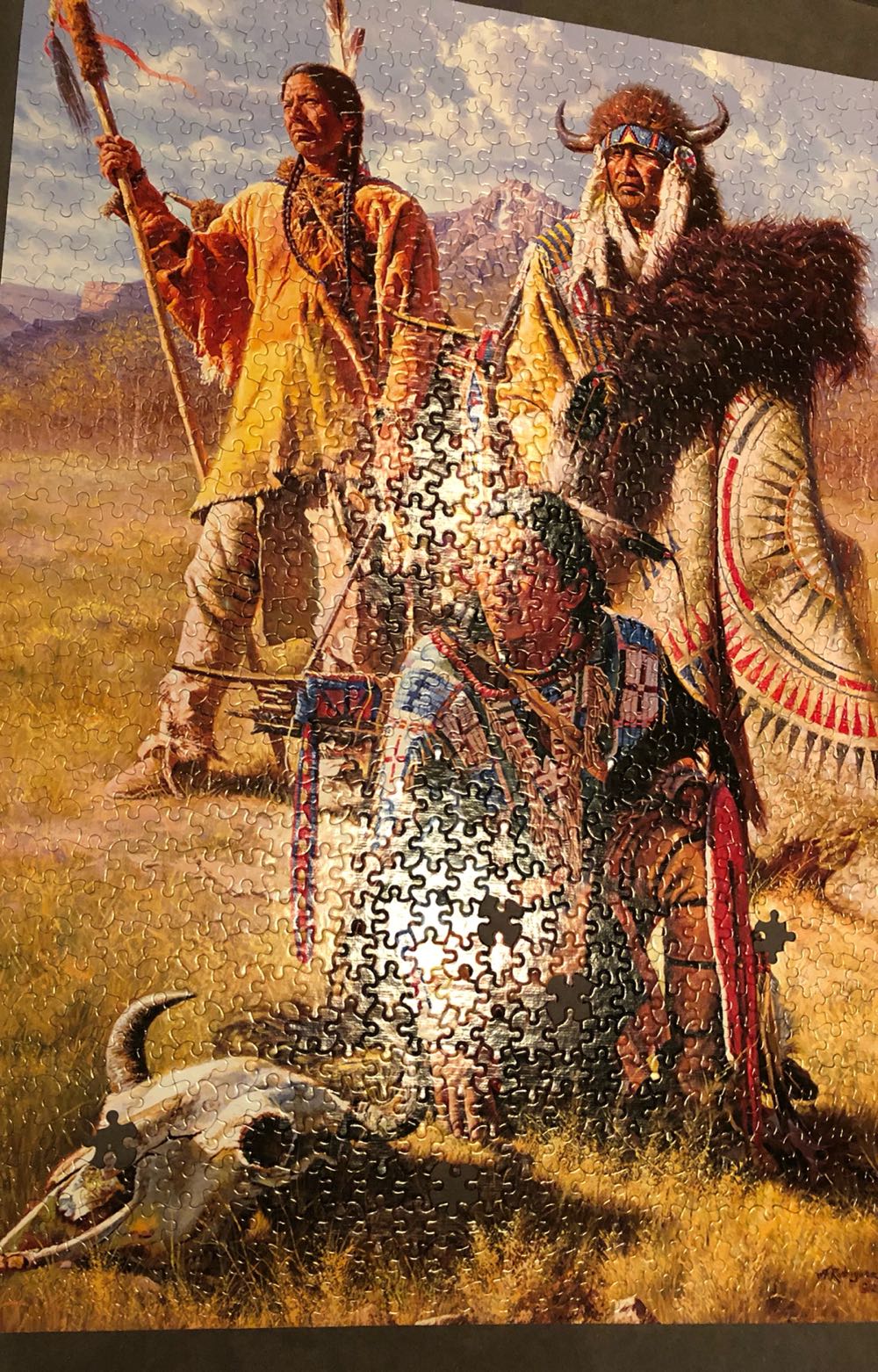 Native Portraits - Ceaco puzzle collectible [Barcode 021081330459] - Main Image 3