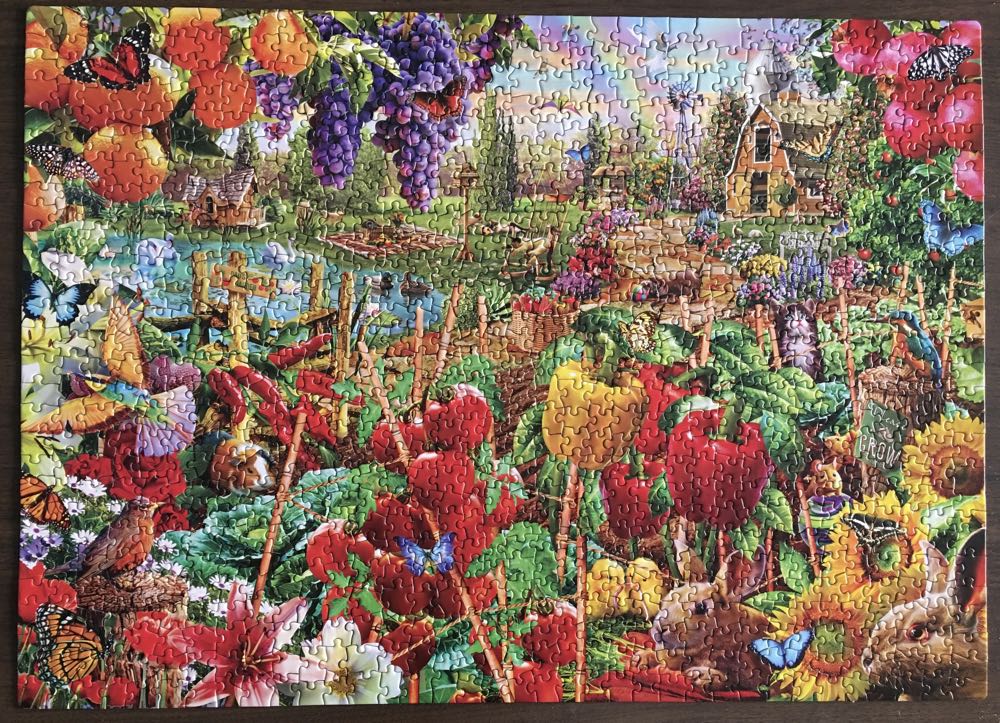Farmer’s Market-Plentiful Season - Master Pieces puzzle collectible [Barcode 705988329968] - Main Image 2