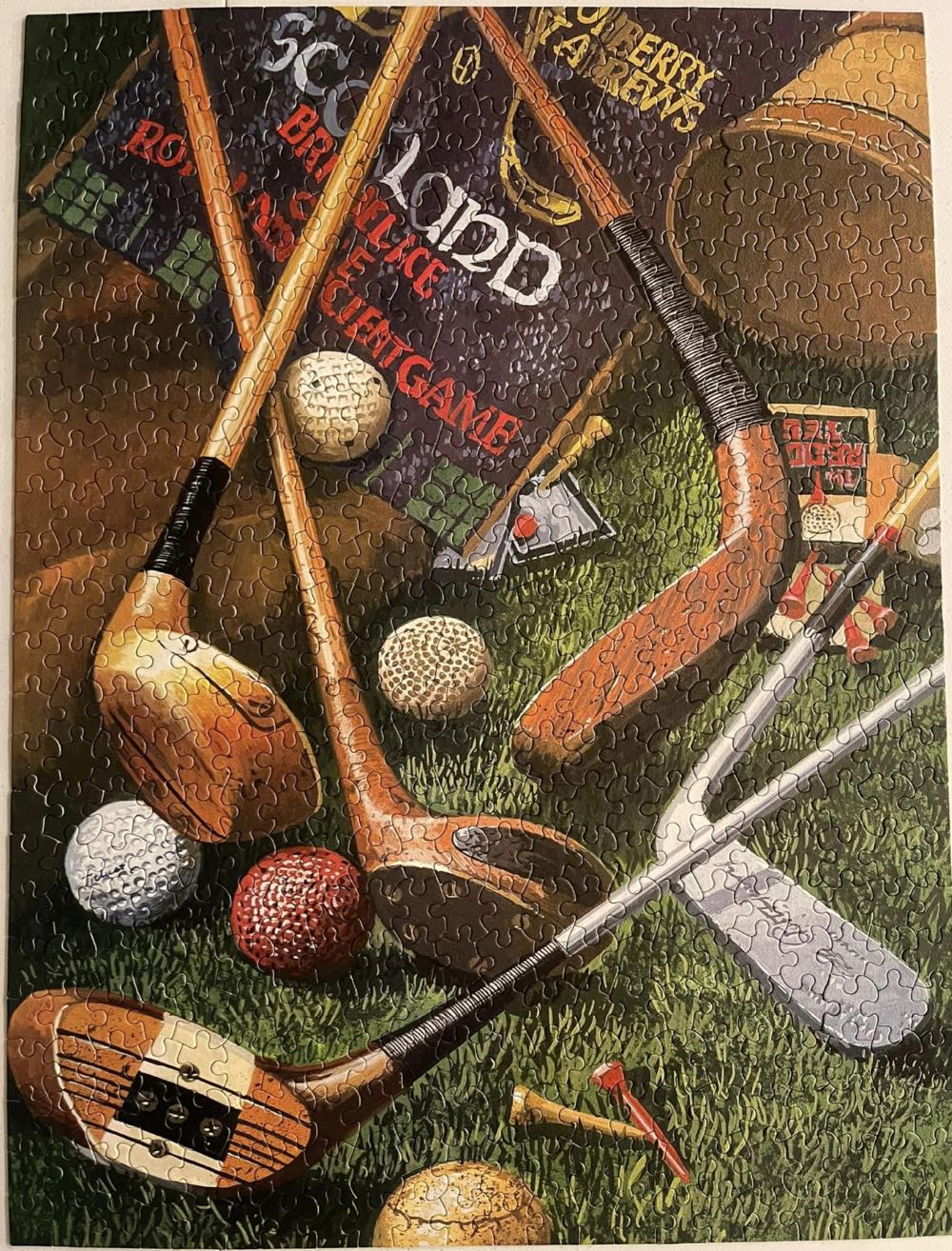 Golf Memories-TRADED - White Mountain Puzzles puzzle collectible [Barcode 724819253098] - Main Image 4