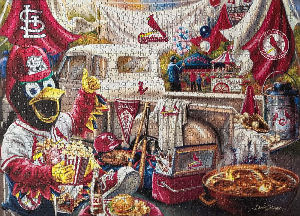 St. Louis Cardinals Gameday - MasterPieces puzzle collectible [Barcode 705988010057] - Main Image 2