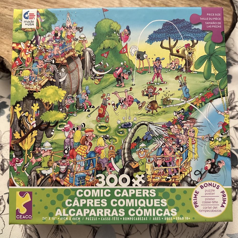 Golf Safari - Ceaco puzzle collectible [Barcode 021081221511] - Main Image 3