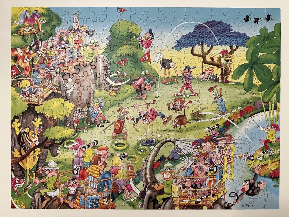 Golf Safari - Ceaco puzzle collectible [Barcode 021081221511] - Main Image 4
