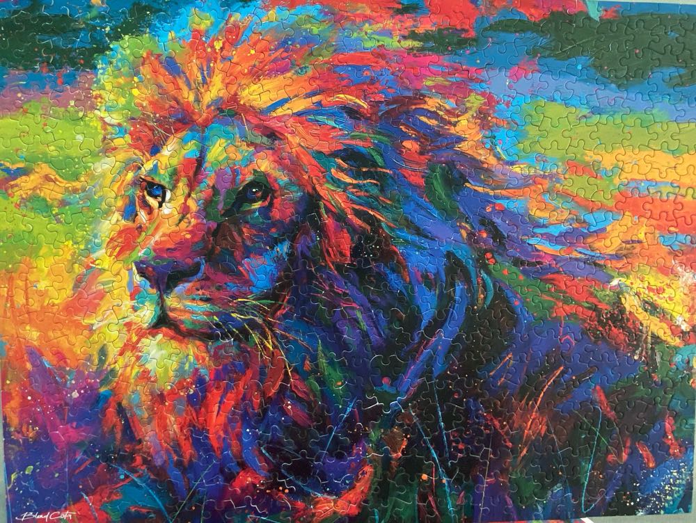 King Of The Jungle - Ceaco 🇺🇸 puzzle collectible [Barcode 021081240475] - Main Image 2