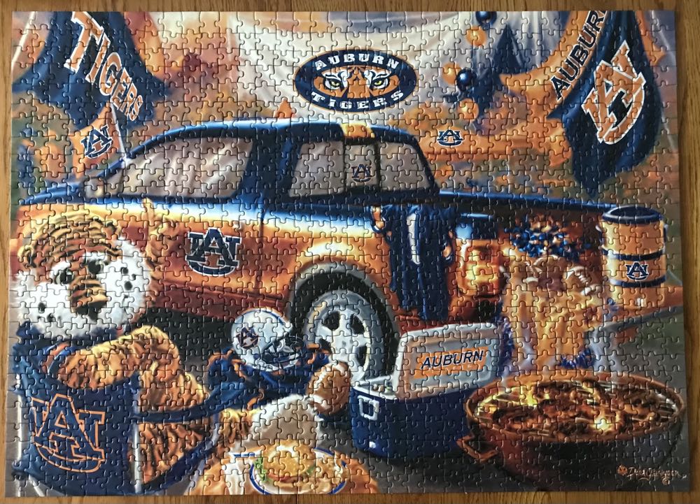 Auburn Gameday Collection - MasterPieces puzzle collectible [Barcode 705988010507] - Main Image 2
