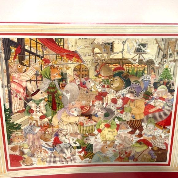 Christmas Market Square - From Andrea - Gibsons puzzle collectible [Barcode 084172206842] - Main Image 2