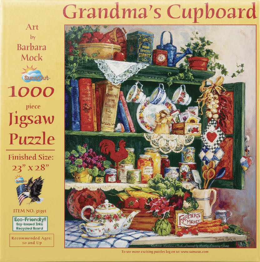 Grandma’s Cupboard Pc Jigsaw Puzzle By Sunsout - SunsOut puzzle collectible [Barcode 796780313910] - Main Image 2