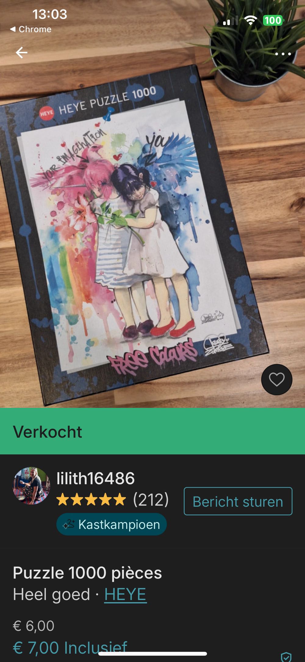 Imagination 🟦 - Heye Puzzle puzzle collectible [Barcode 4001689298265] - Main Image 4