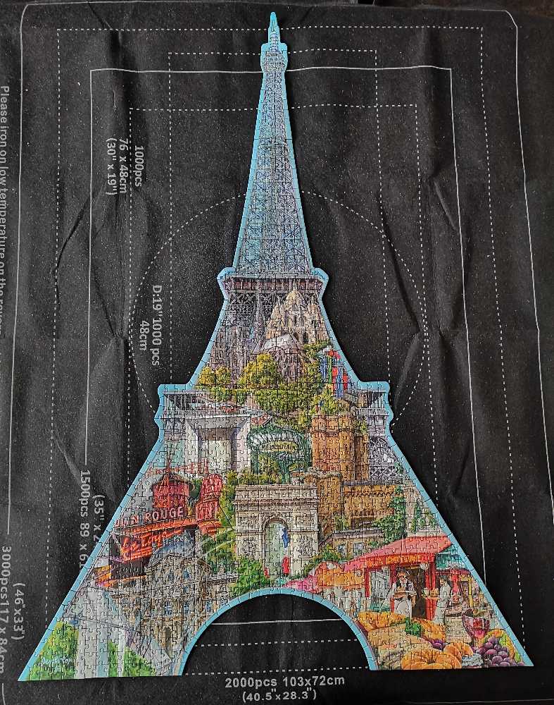 Eiffel Tower, Paris - Ravensburger puzzle collectible [Barcode 4005556161522] - Main Image 2
