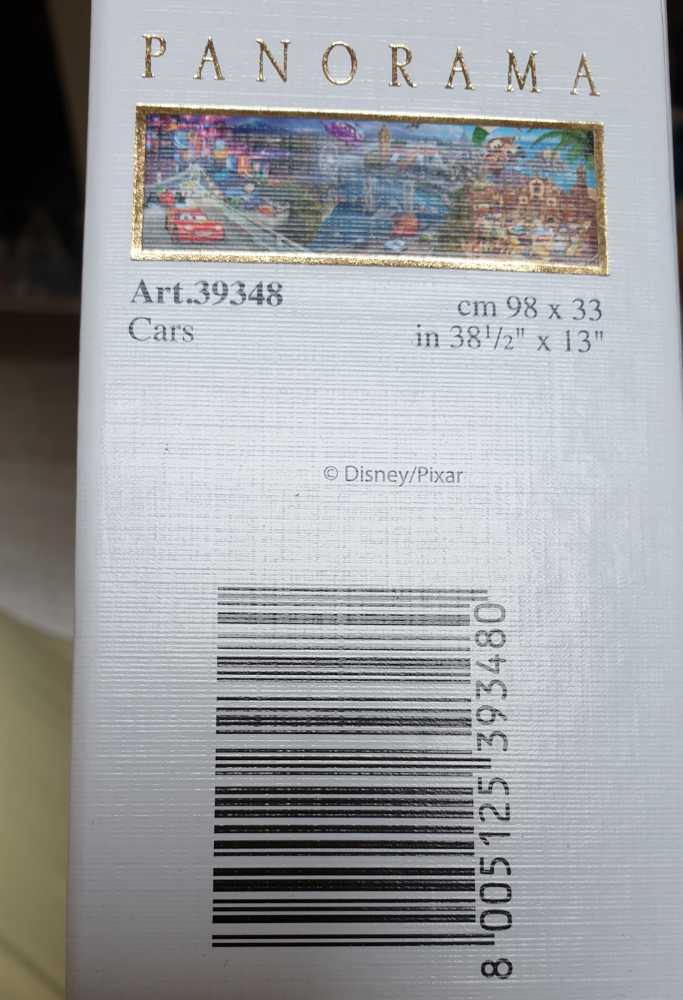 Cars Panorama - Clementoni puzzle collectible [Barcode 8005125393480] - Main Image 2