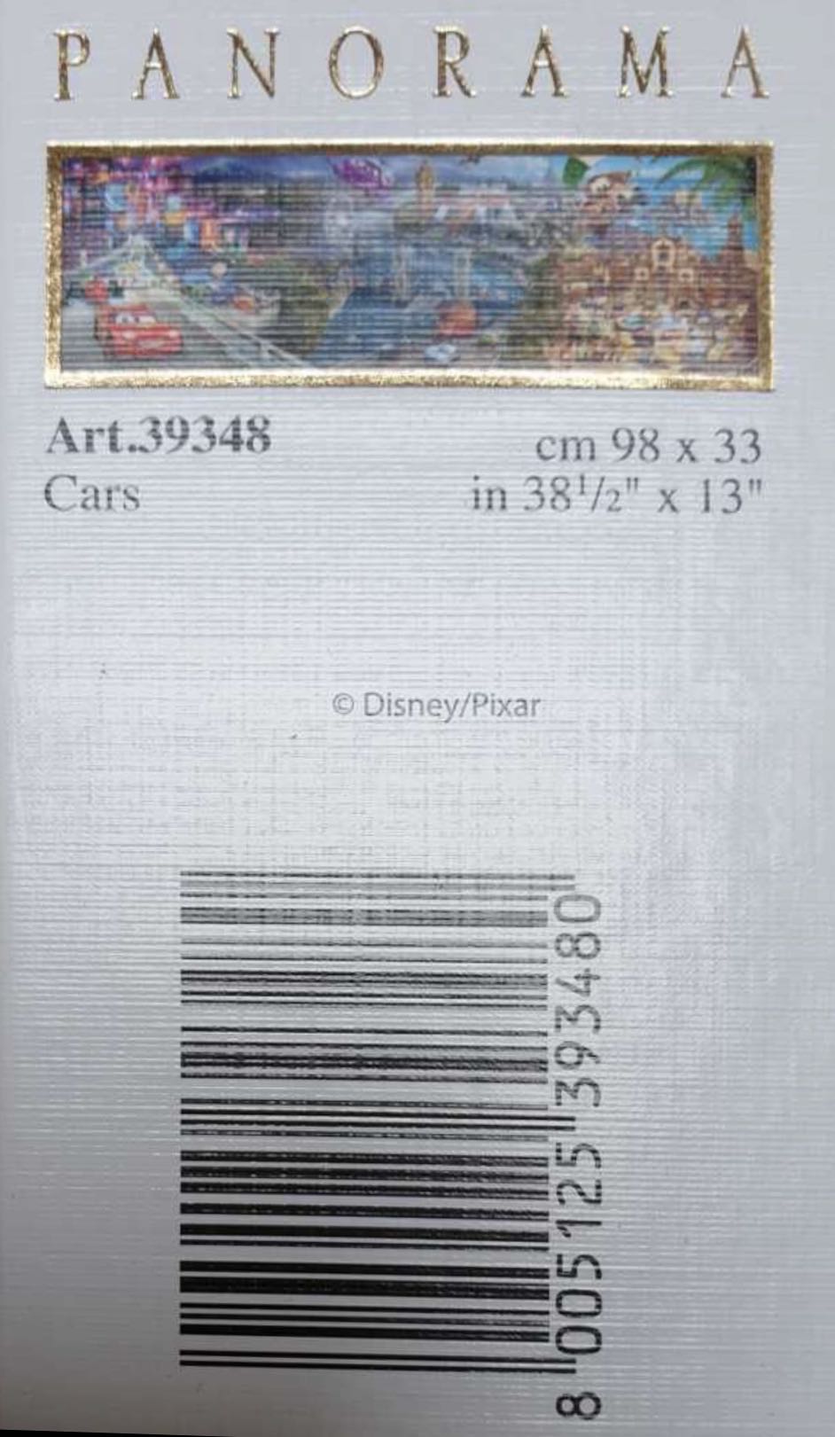 Cars Panorama - Clementoni puzzle collectible [Barcode 8005125393480] - Main Image 4