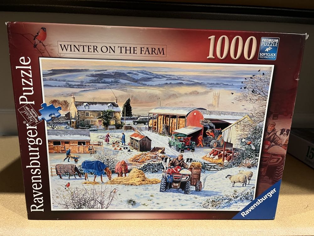 Winter On The Farm - Ravensburger puzzle collectible [Barcode 4005556164783] - Main Image 2