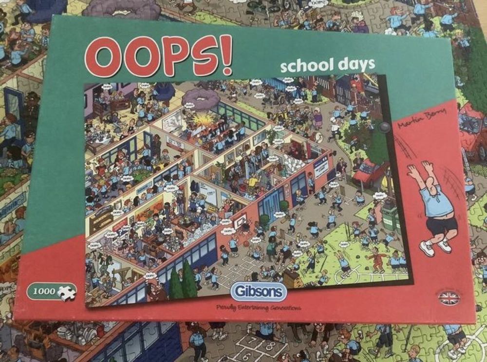 Oops! Schooldays - Gibsons puzzle collectible [Barcode 5012269070750] - Main Image 4