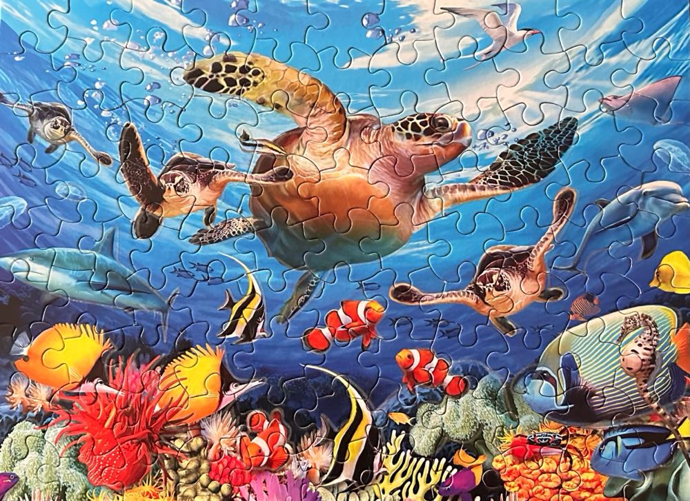 Journey Of The Sea Turtles - Ceaco puzzle collectible [Barcode 021081160285] - Main Image 2