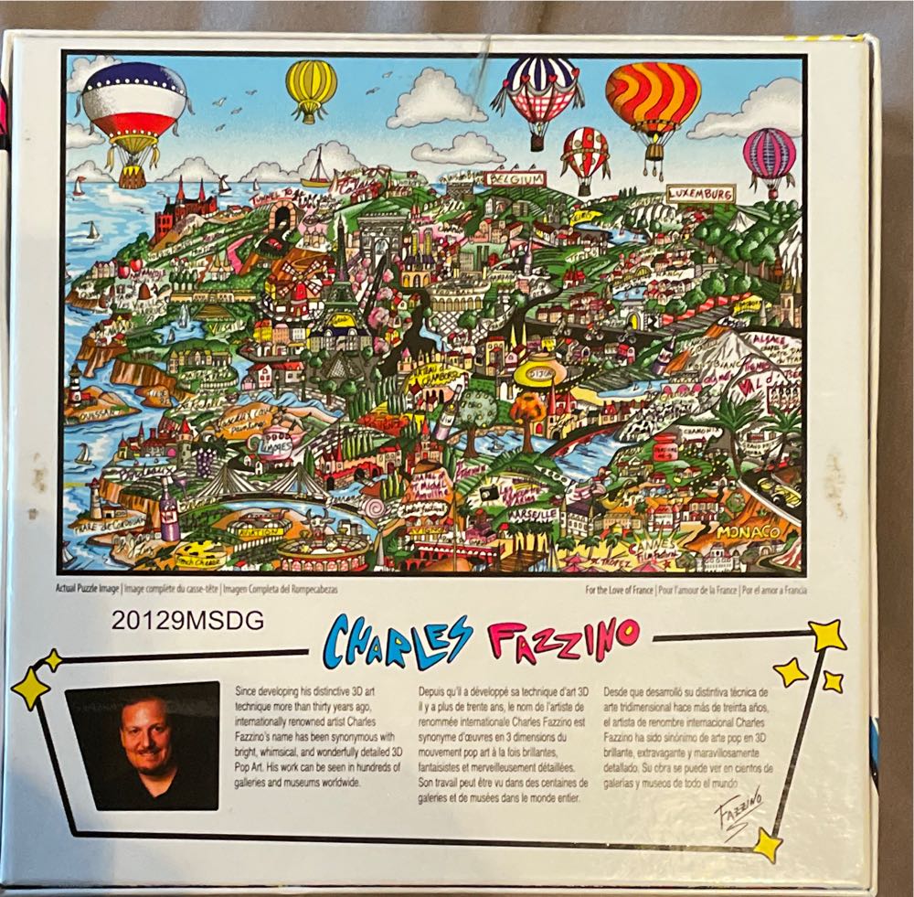 For The Love Of France - TCG Toys puzzle collectible [Barcode 686141103024] - Main Image 2