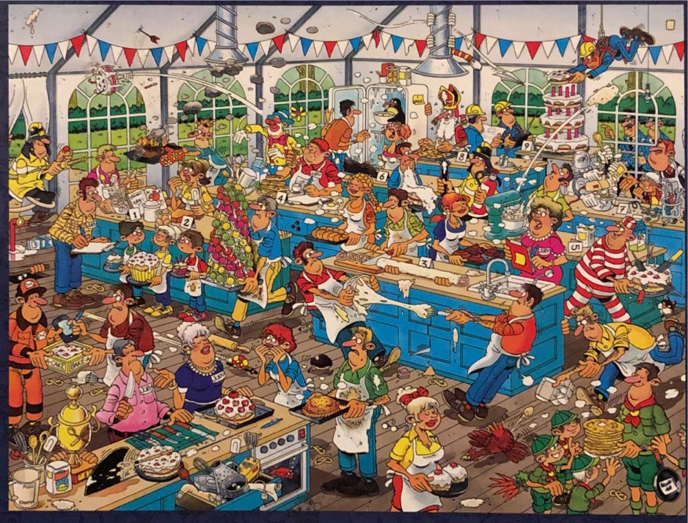 Clash of the Bakers - Ceaco puzzle collectible [Barcode 021081330237] - Main Image 2