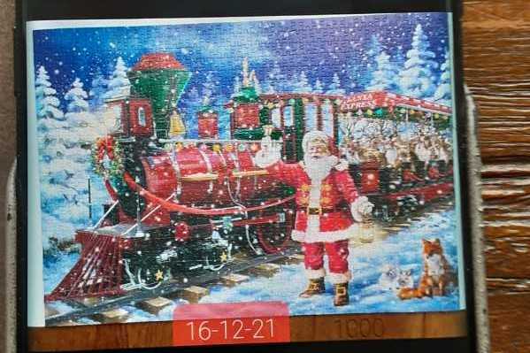 All Ready For Christmas Jigsaw Puzzle 2x1000 Piece - Jumbo / Falcon puzzle collectible [Barcode 8710126111222] - Main Image 3