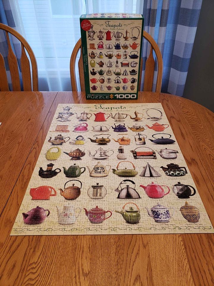 Teapots - Eurographics puzzle collectible [Barcode 628136405997] - Main Image 2