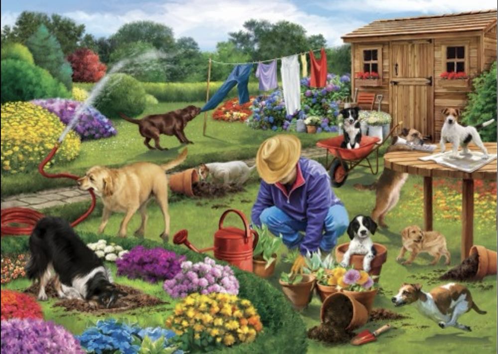 Garden Dogs - Otter House puzzle collectible [Barcode 5017680032424] - Main Image 2