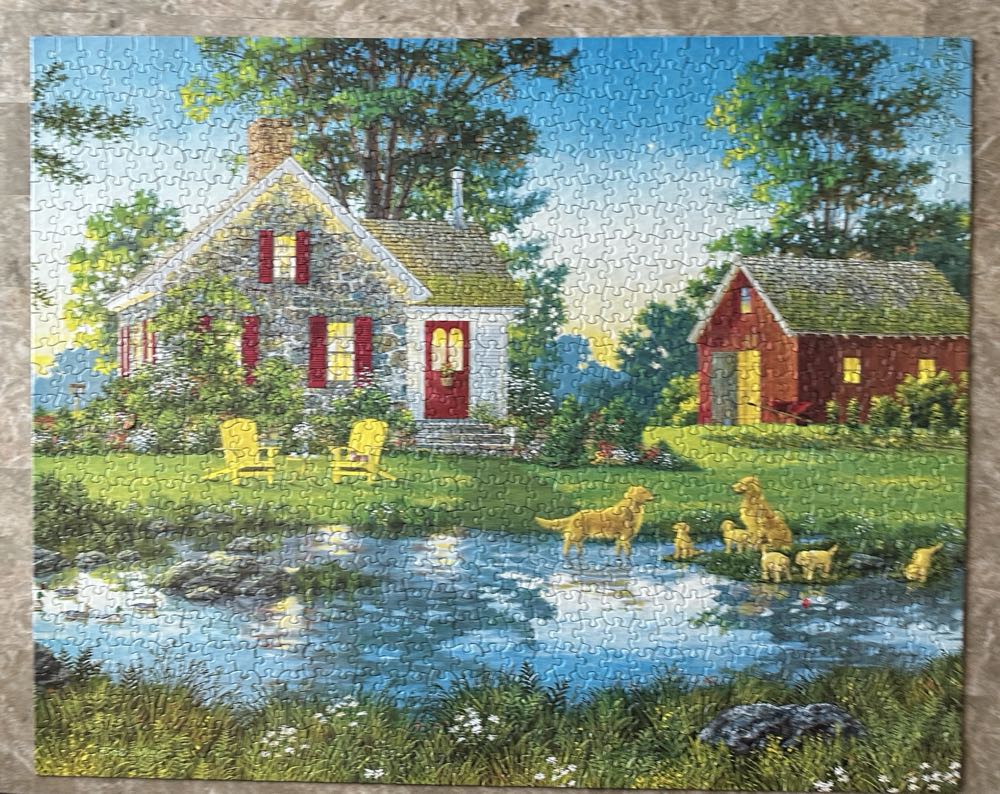 Summer Gold - White Mountain Puzzles puzzle collectible [Barcode 724819264711] - Main Image 3