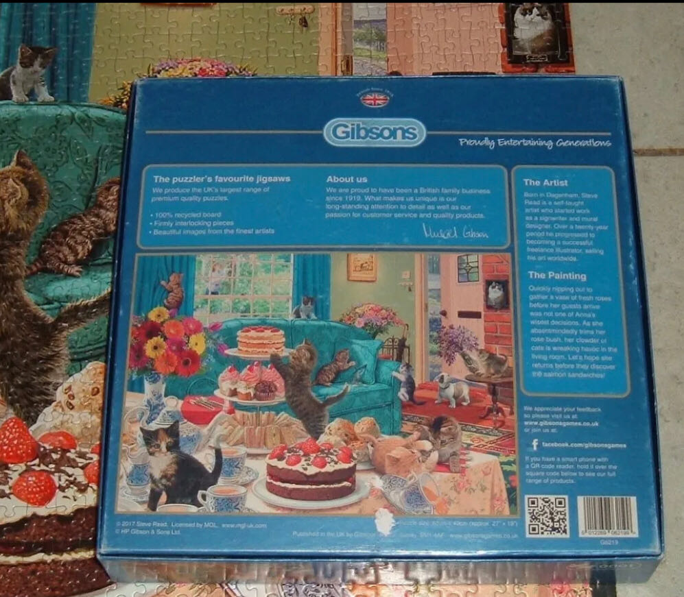 Feline Frenzy - Gibsons puzzle collectible [Barcode 5012269062199] - Main Image 4