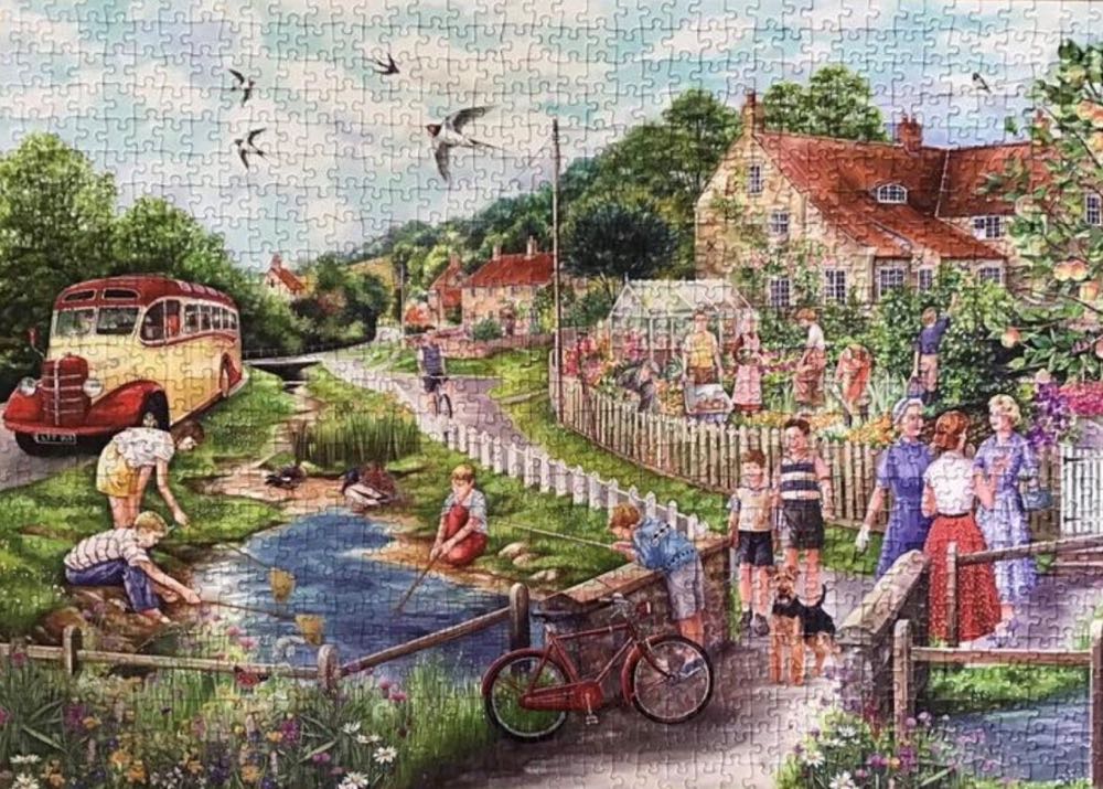 Summer By The Stream - Gibsons puzzle collectible [Barcode 5012269062380] - Main Image 3