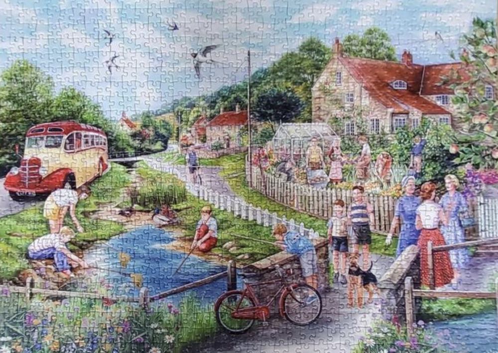 Summer By The Stream - Gibsons puzzle collectible [Barcode 5012269062380] - Main Image 4