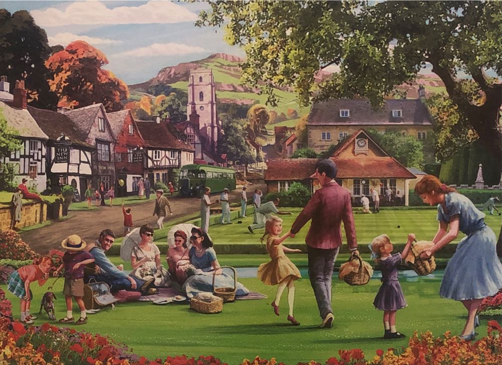 Picnic on the Green - Gibsons 🇬🇧 puzzle collectible [Barcode 5012269061949] - Main Image 2