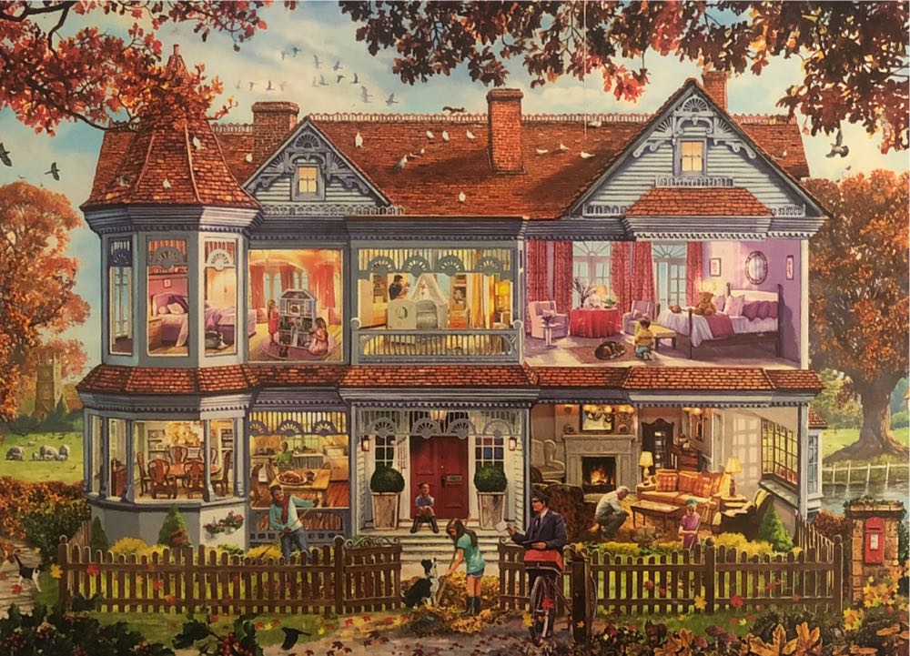 Autumn Home - Gibsons 🇬🇧 puzzle collectible [Barcode 5012269062236] - Main Image 2