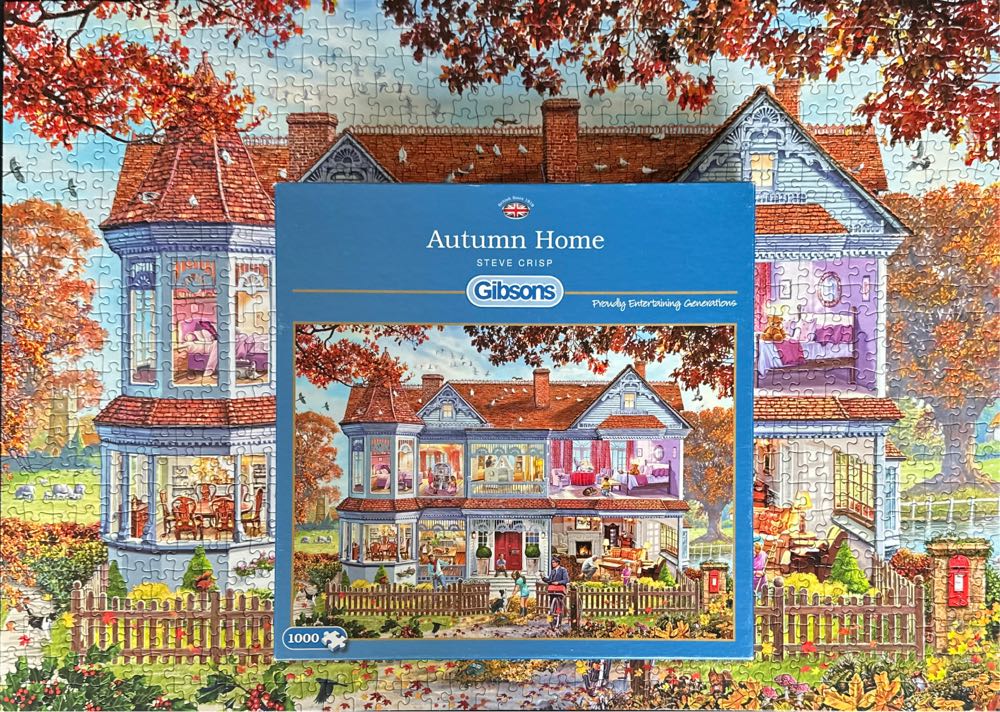 Autumn Home - Gibsons 🇬🇧 puzzle collectible [Barcode 5012269062236] - Main Image 4