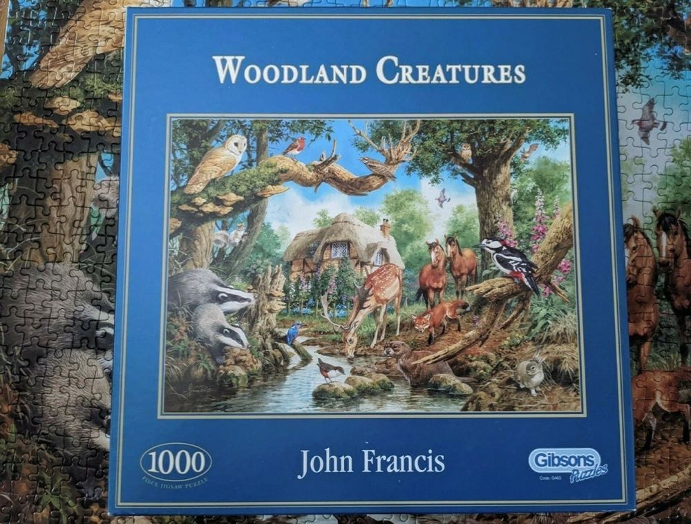 Woodland Creatures - Gibsons puzzle collectible [Barcode 5012269004632] - Main Image 4