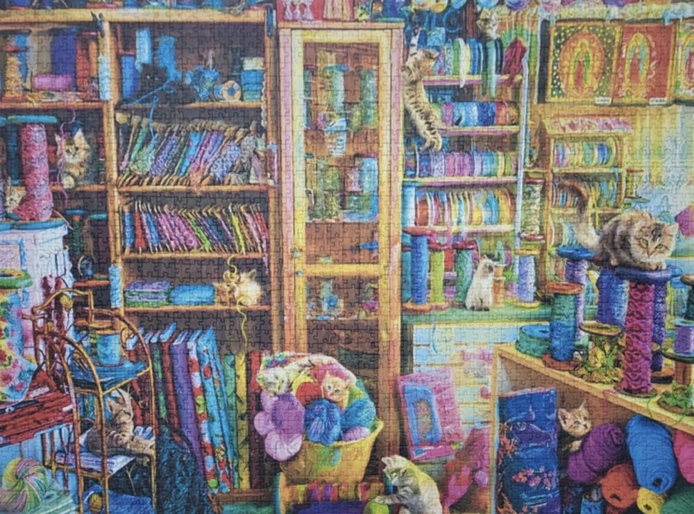 Aimee Stewart Kitty Paradise - Trefl 🇵🇱 puzzle collectible [Barcode 5900511271133] - Main Image 3
