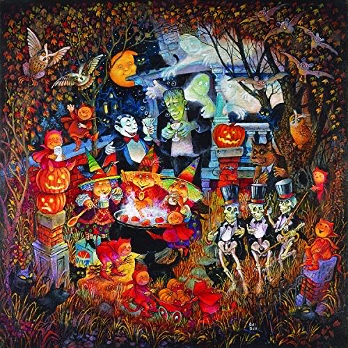 Monster’s Night Out - SunsOut puzzle collectible [Barcode 796780218918] - Main Image 1
