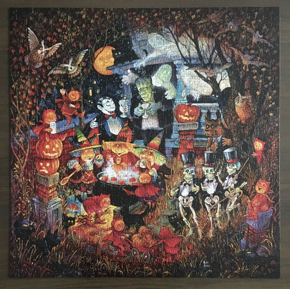 Monster’s Night Out - SunsOut puzzle collectible [Barcode 796780218918] - Main Image 2