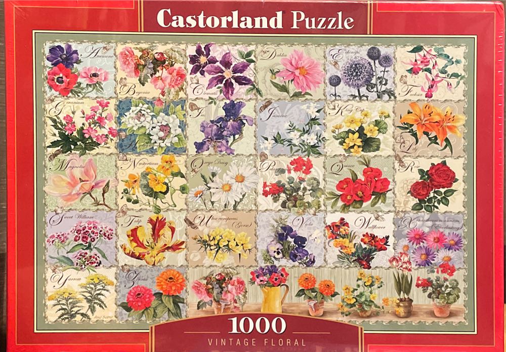 Vintage Floral - Castorland puzzle collectible [Barcode 5904438104338] - Main Image 2