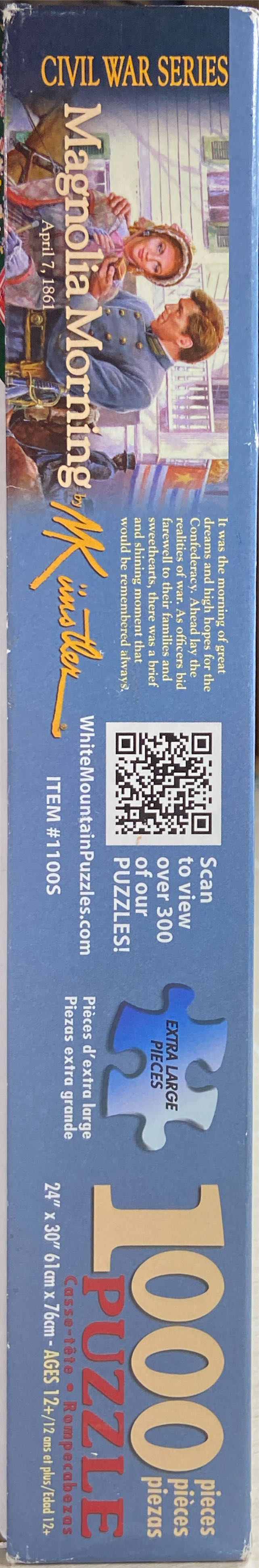 Magnolia Morning - White Mountain puzzle collectible [Barcode 724819257133] - Main Image 4