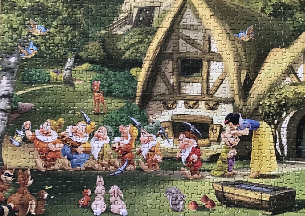 Snow White And The 7 Dwarfs - King puzzle collectible [Barcode 8710125559162] - Main Image 2