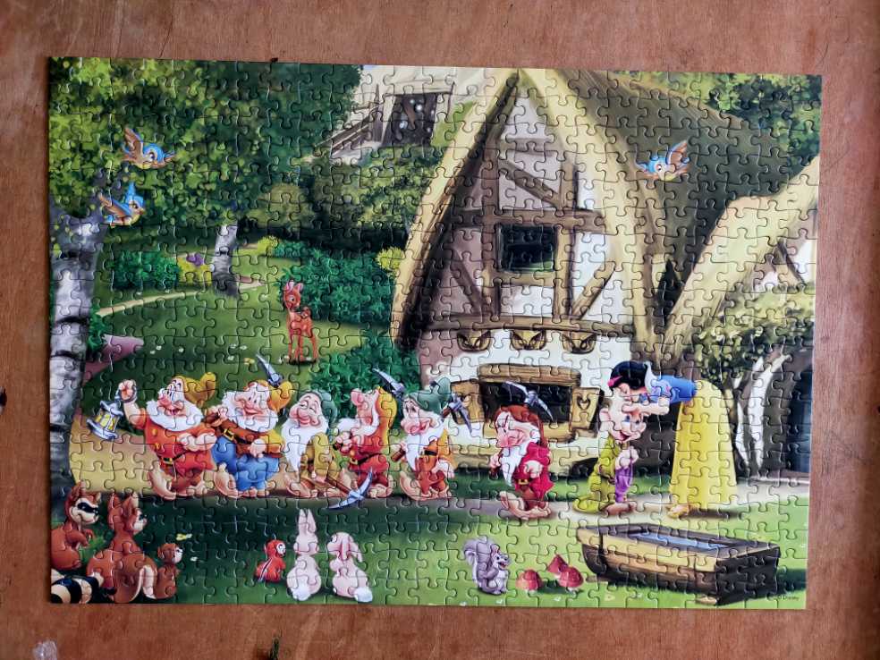 Snow White And The 7 Dwarfs - King puzzle collectible [Barcode 8710125559162] - Main Image 3
