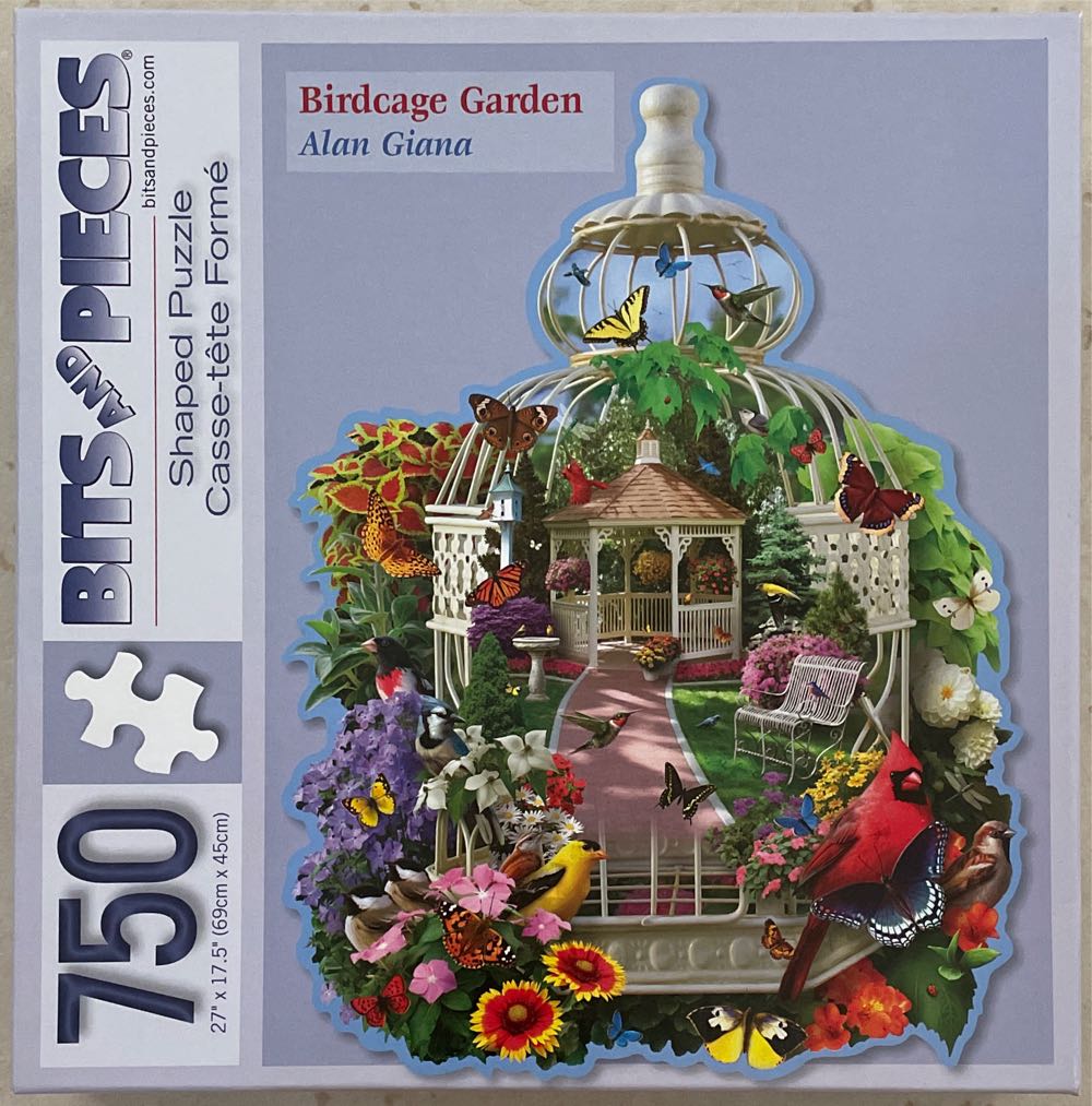 Birdcage Garden (UV) 🧩 - Bits And Pieces puzzle collectible [Barcode 704812108854] - Main Image 2