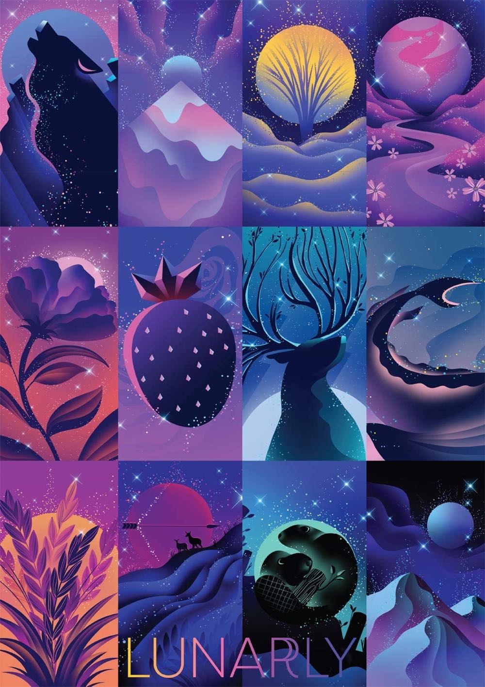 Lunarly: The Twelve Moon’s - Buffalo puzzle collectible [Barcode 079346025800] - Main Image 2